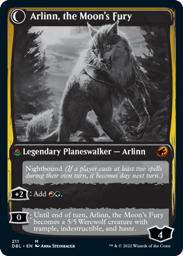 Arlinn, the Pack's Hope // Arlinn, the Moon's Fury [Innistrad: Double Feature] | Silver Goblin
