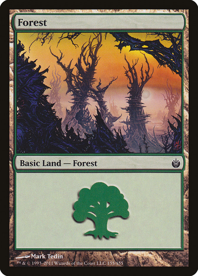 Forest (155) [Mirrodin Besieged] | Silver Goblin