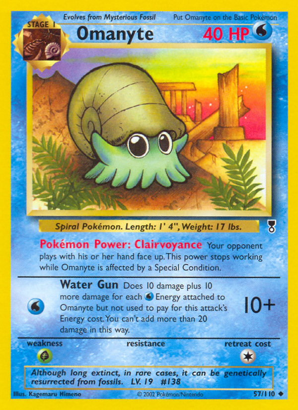 Omanyte (57/110) [Legendary Collection] | Silver Goblin