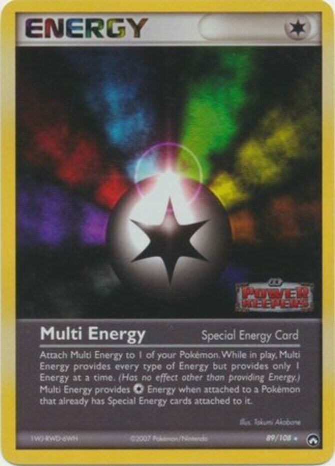 Multi Energy (89/108) (Stamped) [EX: Power Keepers] | Silver Goblin