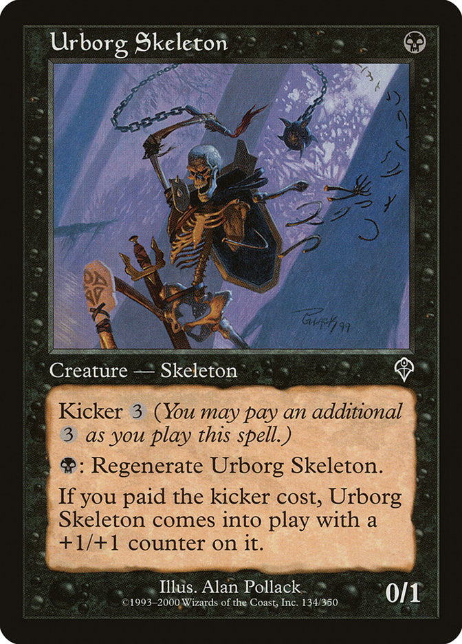 Urborg Skeleton [Invasion] | Silver Goblin