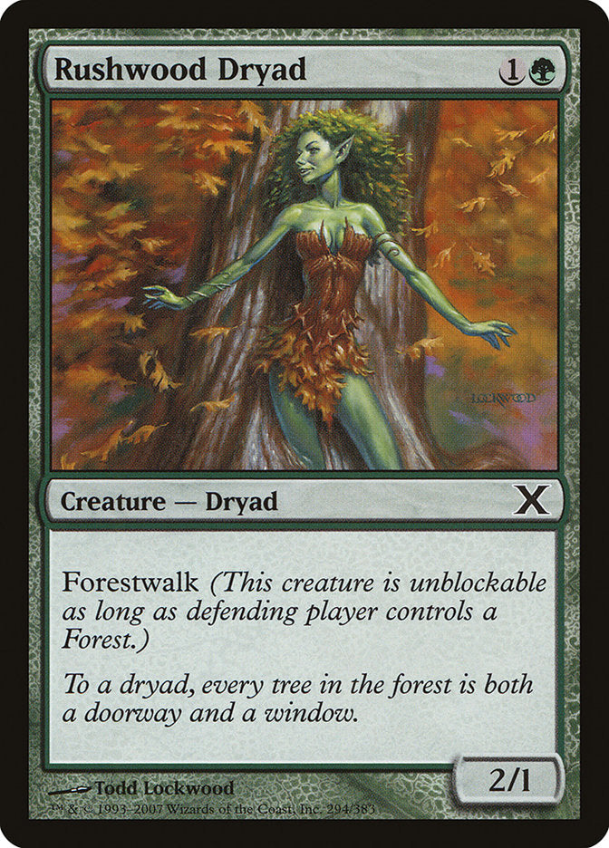 Rushwood Dryad [Tenth Edition] | Silver Goblin