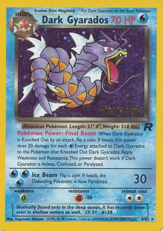 Dark Gyarados (8/82) (Prerelease Promo) [Team Rocket Unlimited] | Silver Goblin