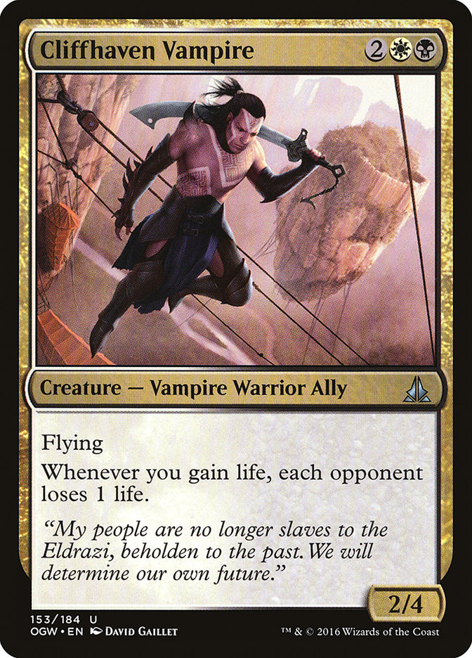 Cliffhaven Vampire [Oath of the Gatewatch] | Silver Goblin