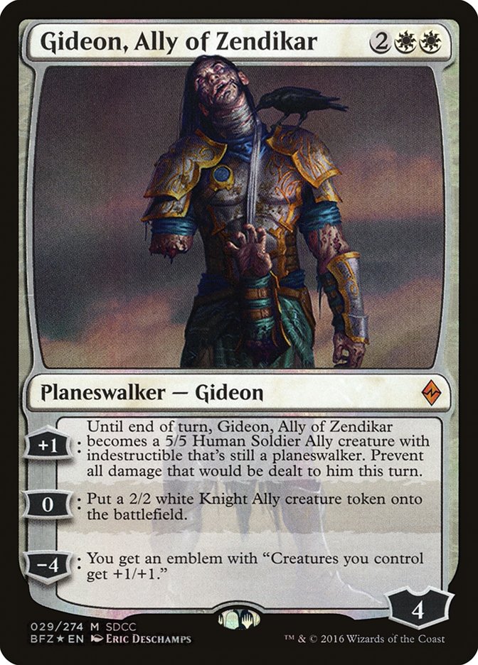 Gideon, Ally of Zendikar [San Diego Comic-Con 2016] | Silver Goblin