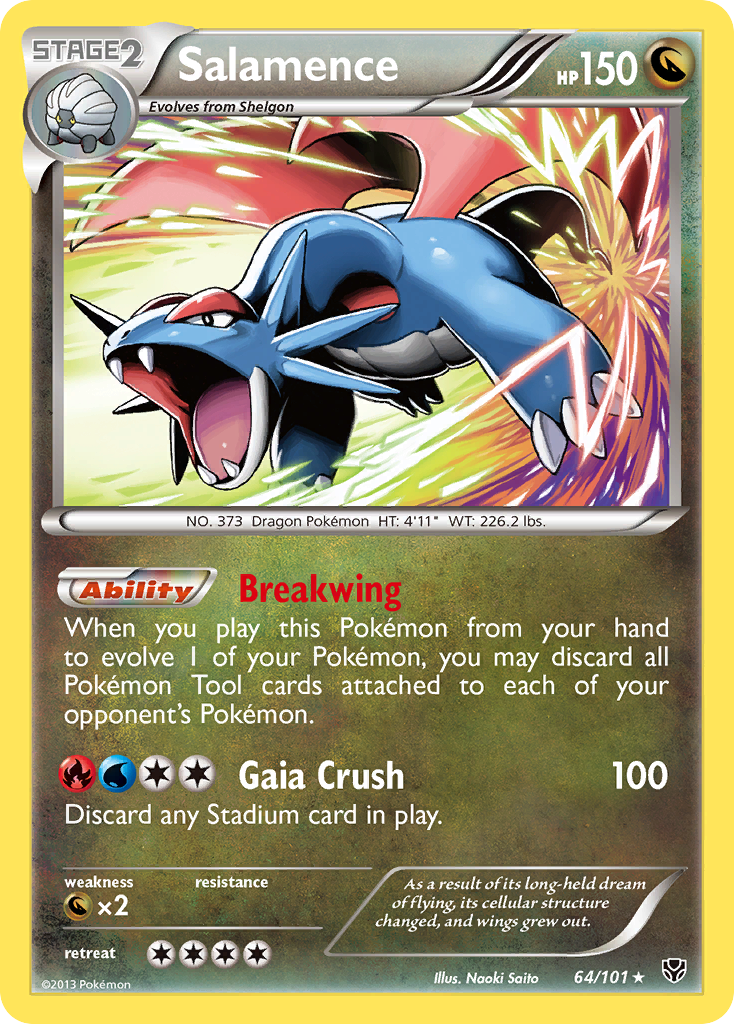 Salamence (64/101) [Black & White: Plasma Blast] | Silver Goblin