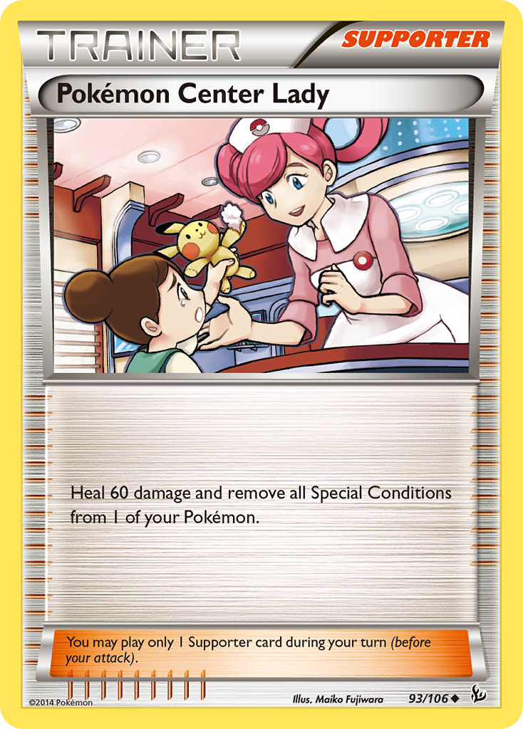 Pokemon Center Lady (93/106) [XY: Flashfire] | Silver Goblin