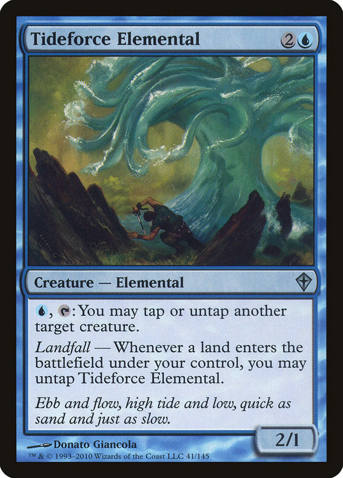 Tideforce Elemental [Worldwake] | Silver Goblin