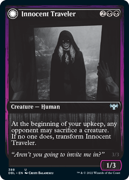 Innocent Traveler // Malicious Invader [Innistrad: Double Feature] | Silver Goblin