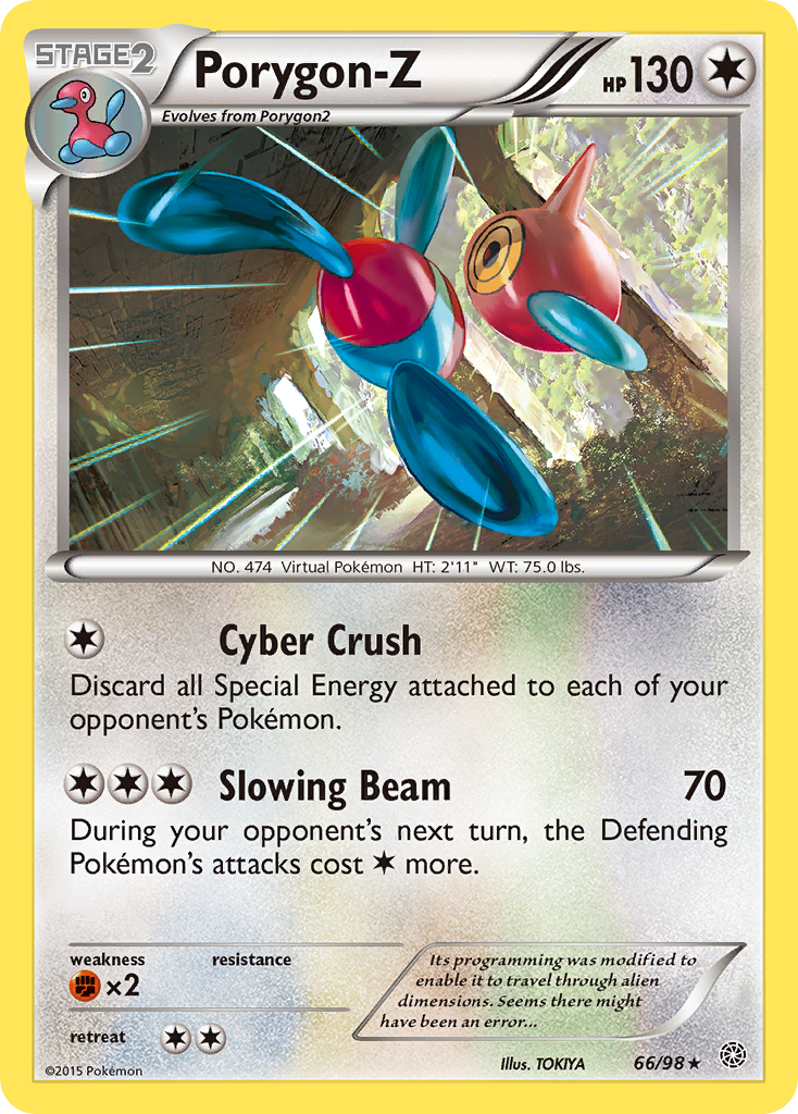 Porygon-Z (66/98) [XY: Ancient Origins] | Silver Goblin