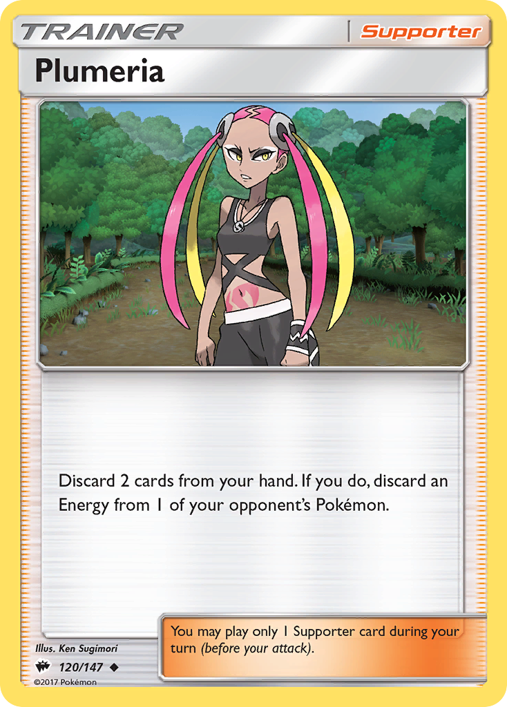 Plumeria (120/147) [Sun & Moon: Burning Shadows] | Silver Goblin