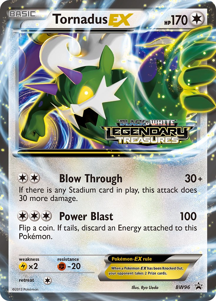 Tornadus EX (BW96) [Black & White: Black Star Promos] | Silver Goblin