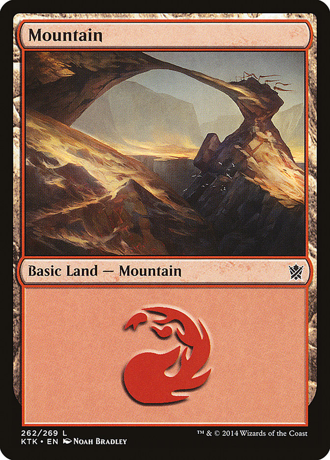 Mountain (262) [Khans of Tarkir] | Silver Goblin