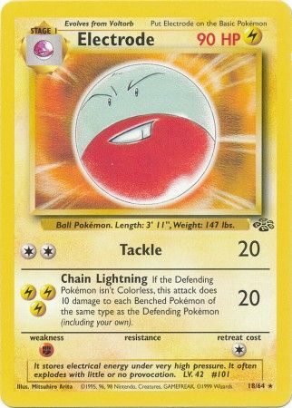 Electrode (18/64) [Jungle Unlimited] | Silver Goblin