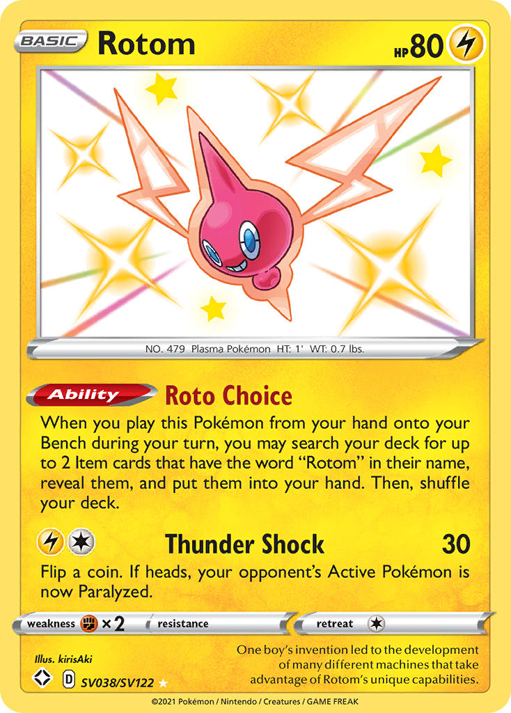 Rotom (SV038/SV122) [Sword & Shield: Shining Fates] | Silver Goblin