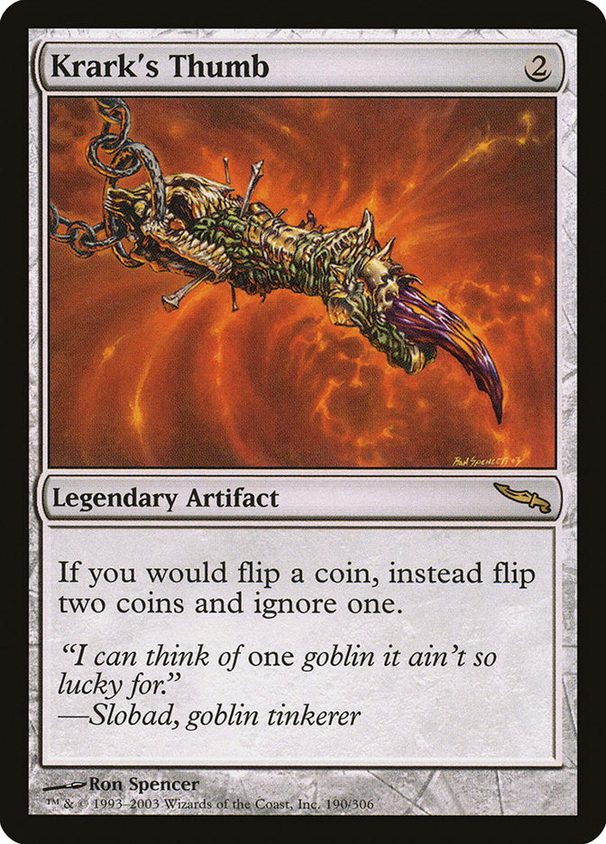 Krark's Thumb [Mirrodin] | Silver Goblin