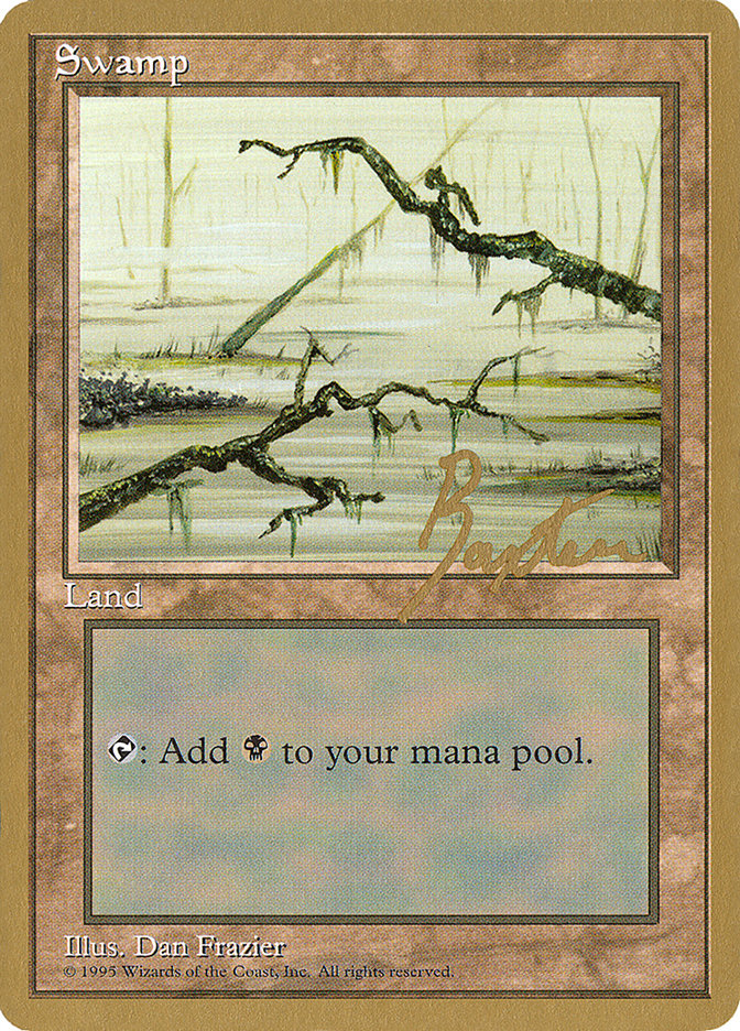 Swamp (gb371) (George Baxter) [Pro Tour Collector Set] | Silver Goblin