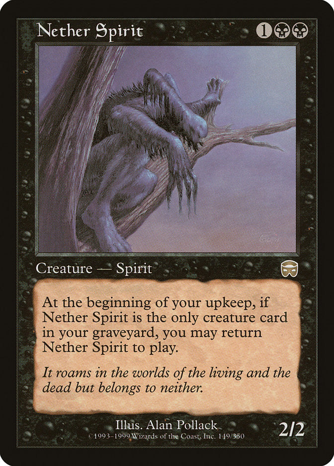 Nether Spirit [Mercadian Masques] | Silver Goblin