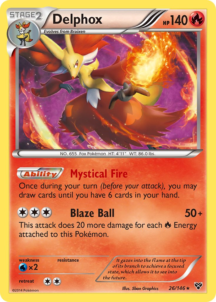 Delphox (26/146) (Theme Deck Exclusive) [XY: Base Set] | Silver Goblin