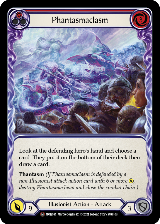 Phantasmaclasm [U-MON091-RF] (Monarch Unlimited)  Unlimited Rainbow Foil | Silver Goblin