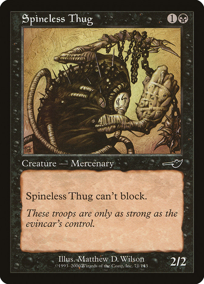 Spineless Thug [Nemesis] | Silver Goblin