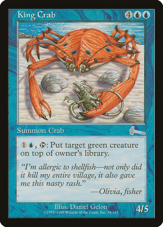 King Crab [Urza's Legacy] | Silver Goblin