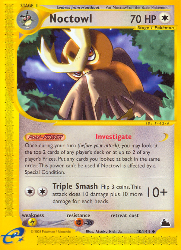 Noctowl (40/144) [Skyridge] | Silver Goblin