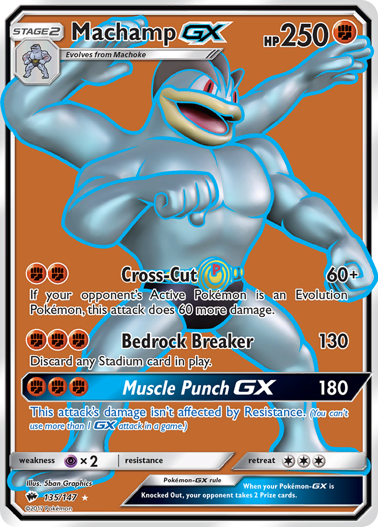 Machamp GX (135/147) [Sun & Moon: Burning Shadows] | Silver Goblin