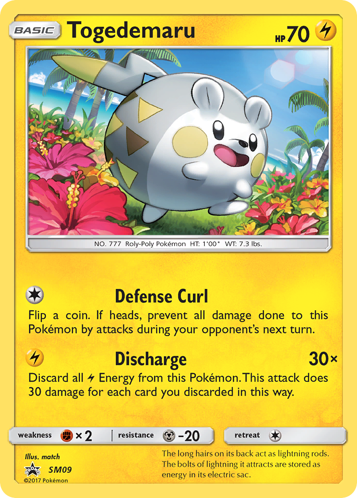 Togedemaru (SM09) [Sun & Moon: Black Star Promos] | Silver Goblin