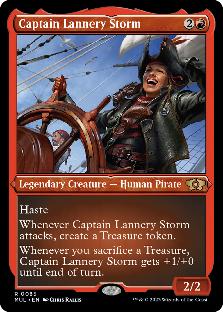 Captain Lannery Storm (Foil Etched) [Multiverse Legends] | Silver Goblin