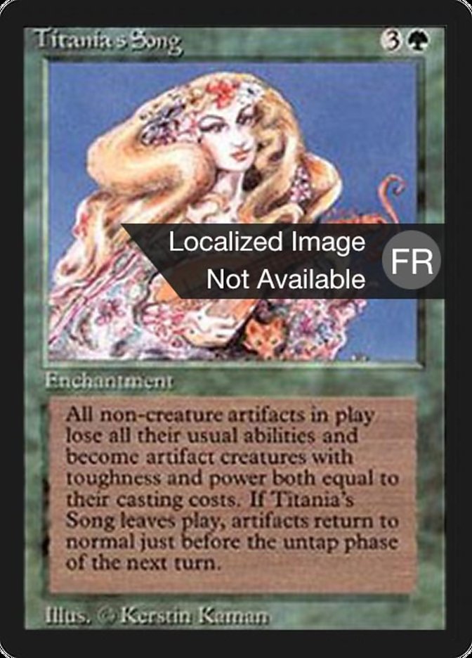 Titania's Song [Foreign Black Border] | Silver Goblin