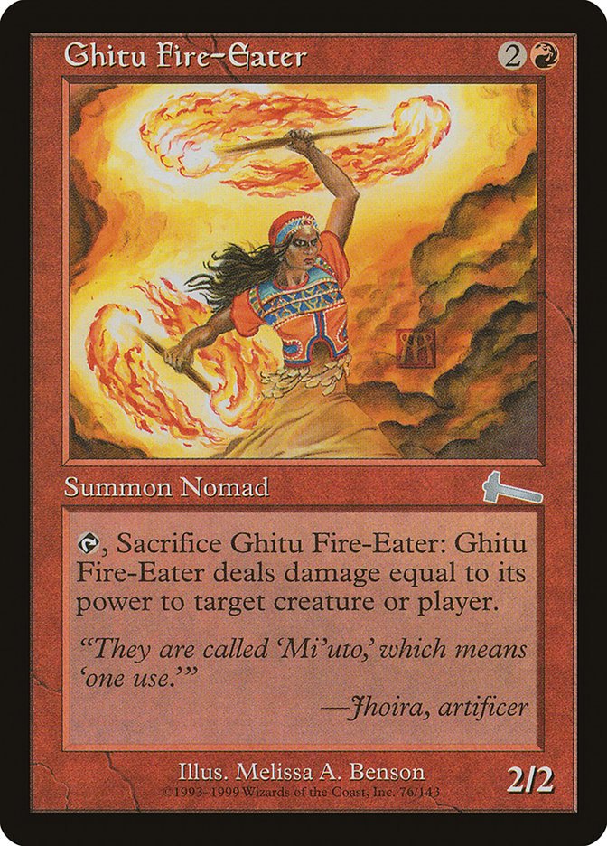 Ghitu Fire-Eater [Urza's Legacy] | Silver Goblin