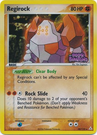 Regirock (28/110) (Stamped) [EX: Holon Phantoms] | Silver Goblin