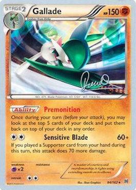 Gallade (84/162) (Infinite Force - Diego Cassiraga) [World Championships 2017] | Silver Goblin