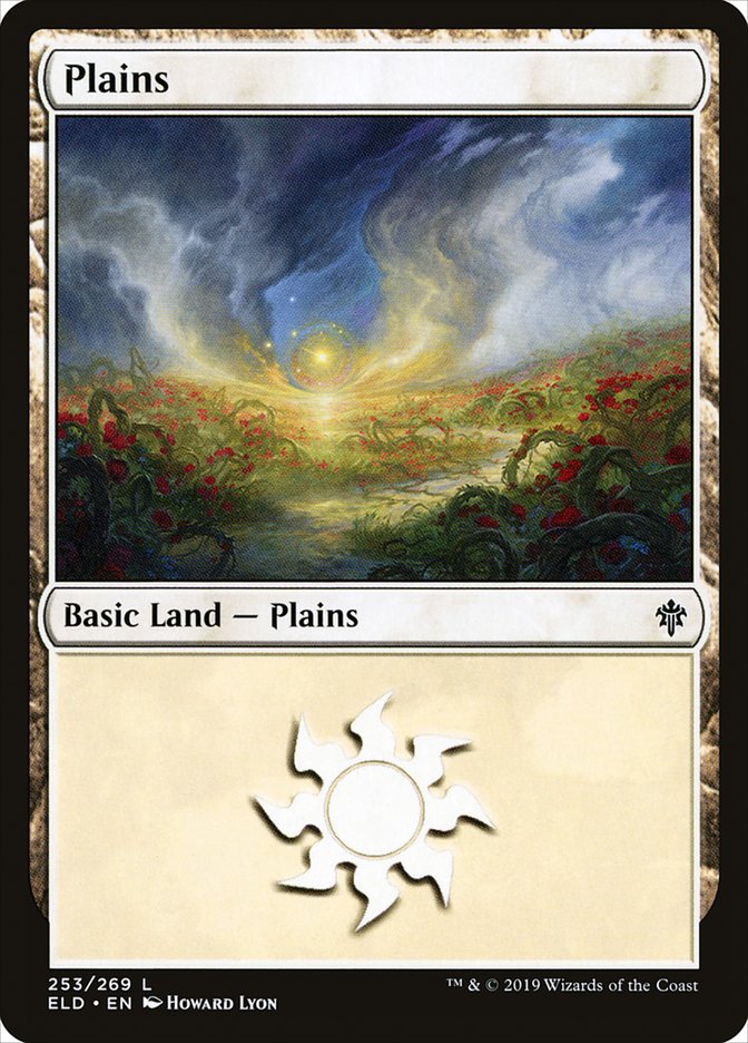 Plains (253) [Throne of Eldraine] | Silver Goblin