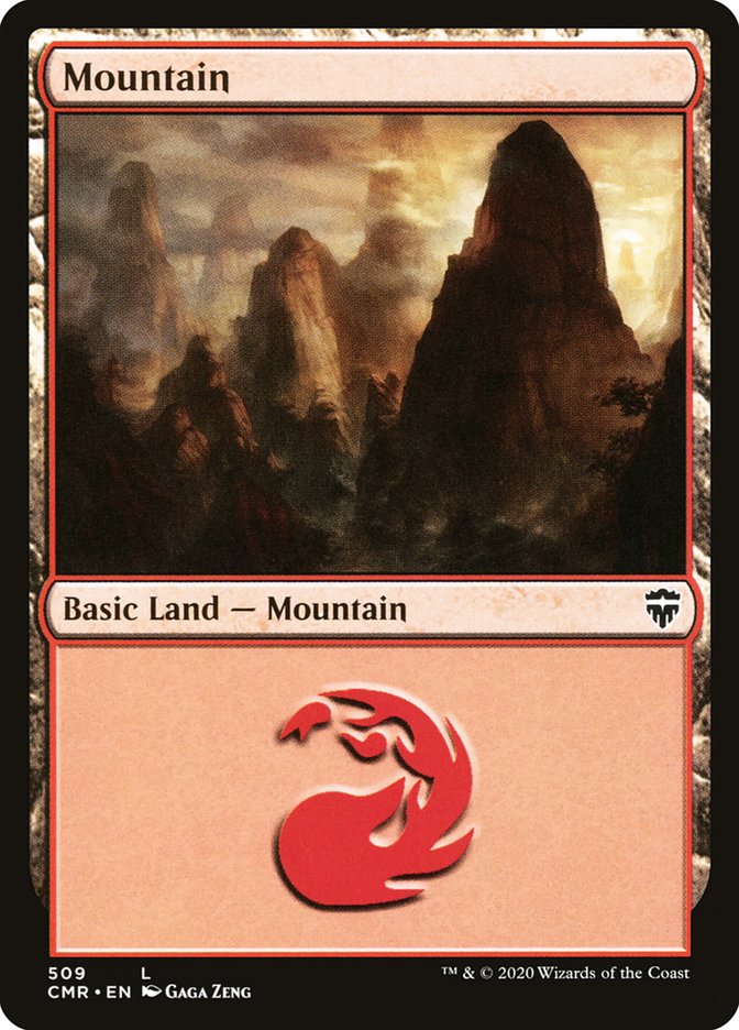 Mountain (509) [Commander Legends] | Silver Goblin