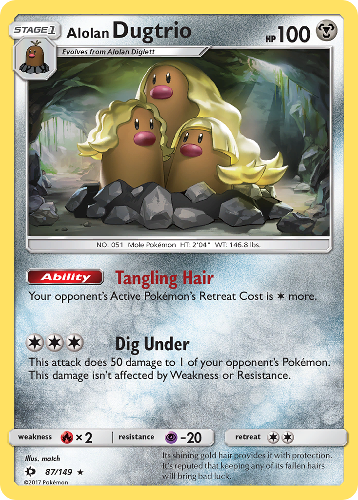 Alolan Dugtrio (87/149) [Sun & Moon: Base Set] | Silver Goblin