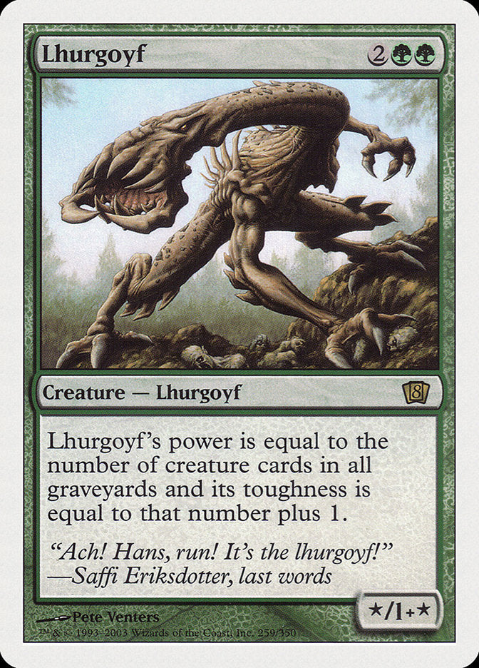 Lhurgoyf [Eighth Edition] | Silver Goblin