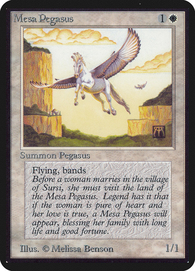 Mesa Pegasus [Alpha Edition] | Silver Goblin