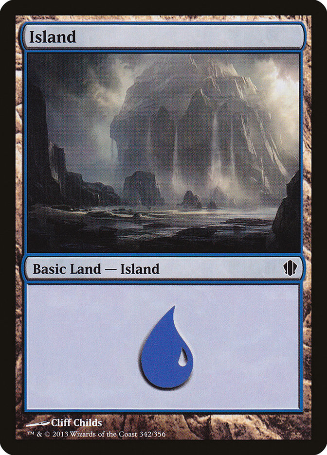 Island (342) [Commander 2013] | Silver Goblin