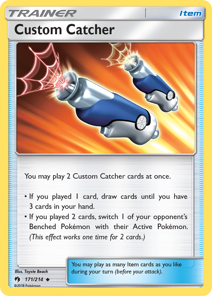 Custom Catcher (171/214) [Sun & Moon: Lost Thunder] | Silver Goblin