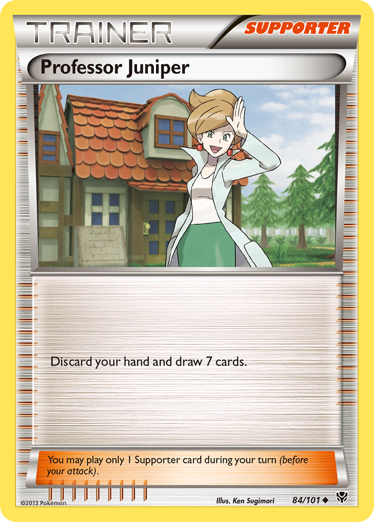 Professor Juniper (84/101) [Black & White: Plasma Blast] | Silver Goblin