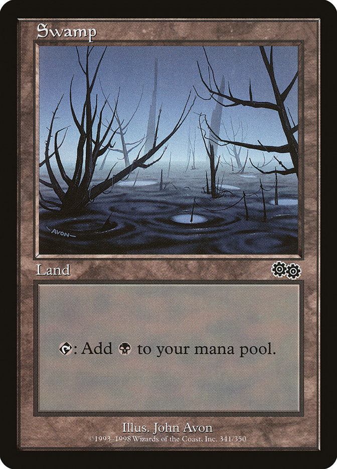 Swamp (341) [Urza's Saga] | Silver Goblin