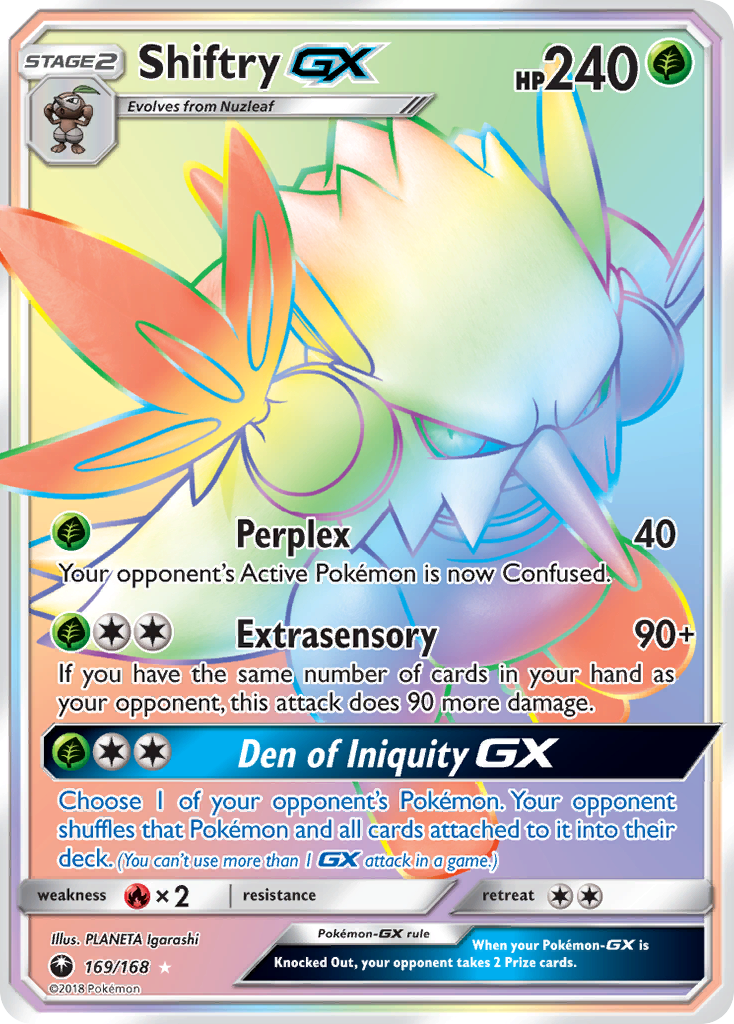 Shiftry GX (169/168) [Sun & Moon: Celestial Storm] | Silver Goblin