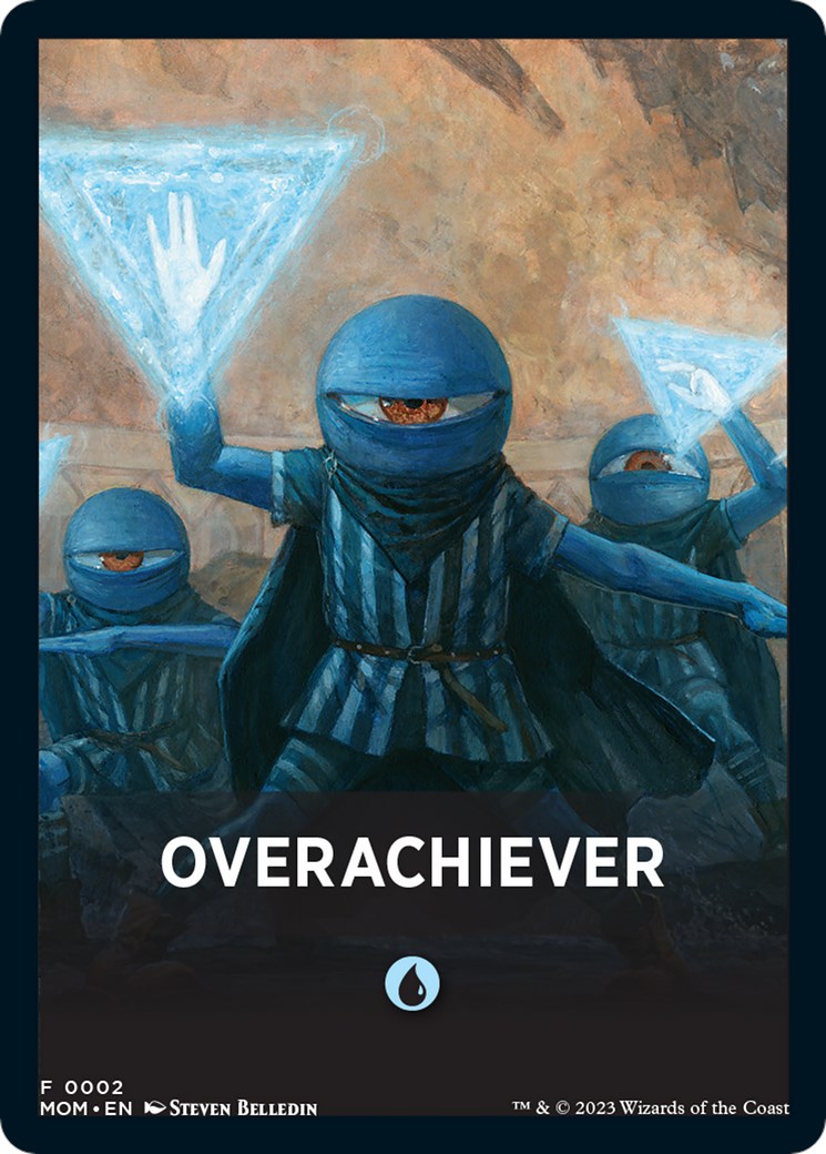 Overachiever Theme Card [March of the Machine Tokens] | Silver Goblin