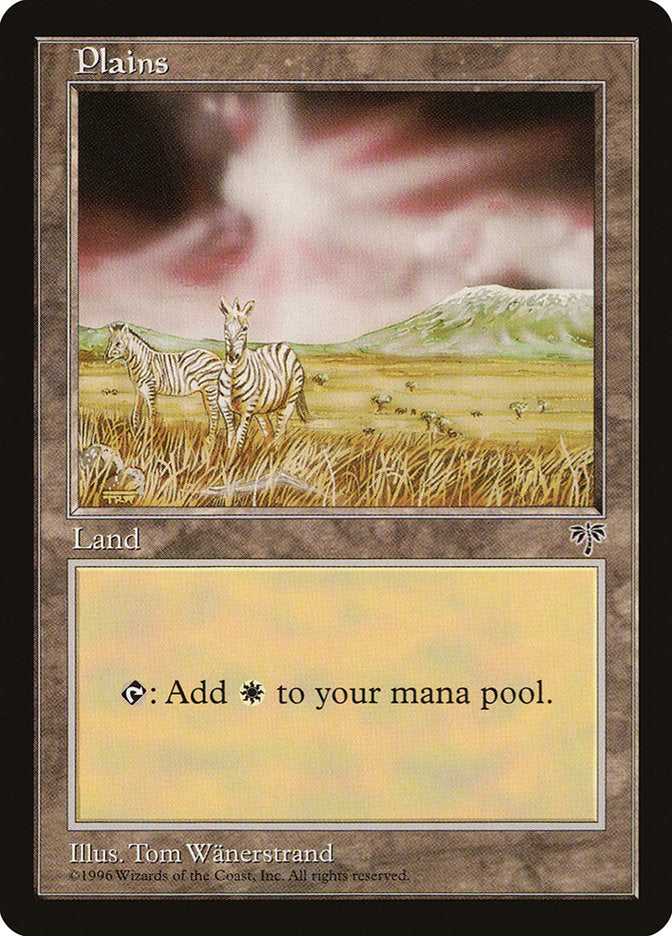 Plains (Zebras / Signature on Left) [Mirage] | Silver Goblin