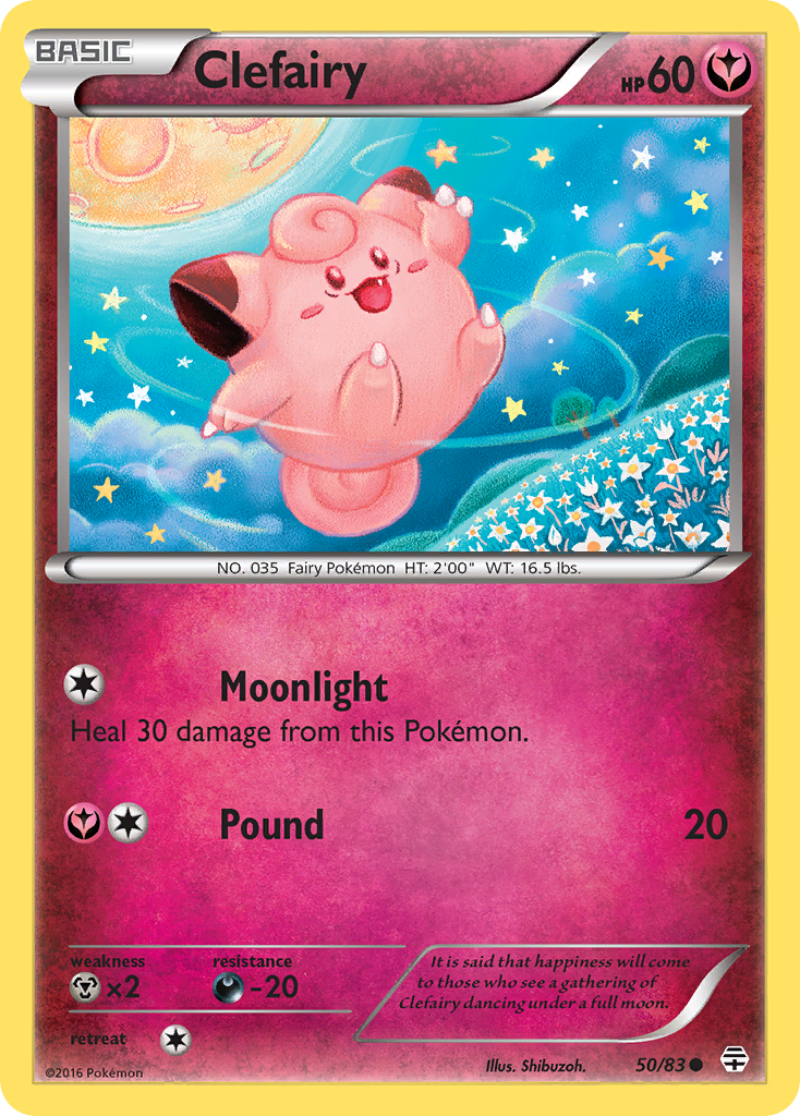 Clefairy (50/83) [XY: Generations] | Silver Goblin