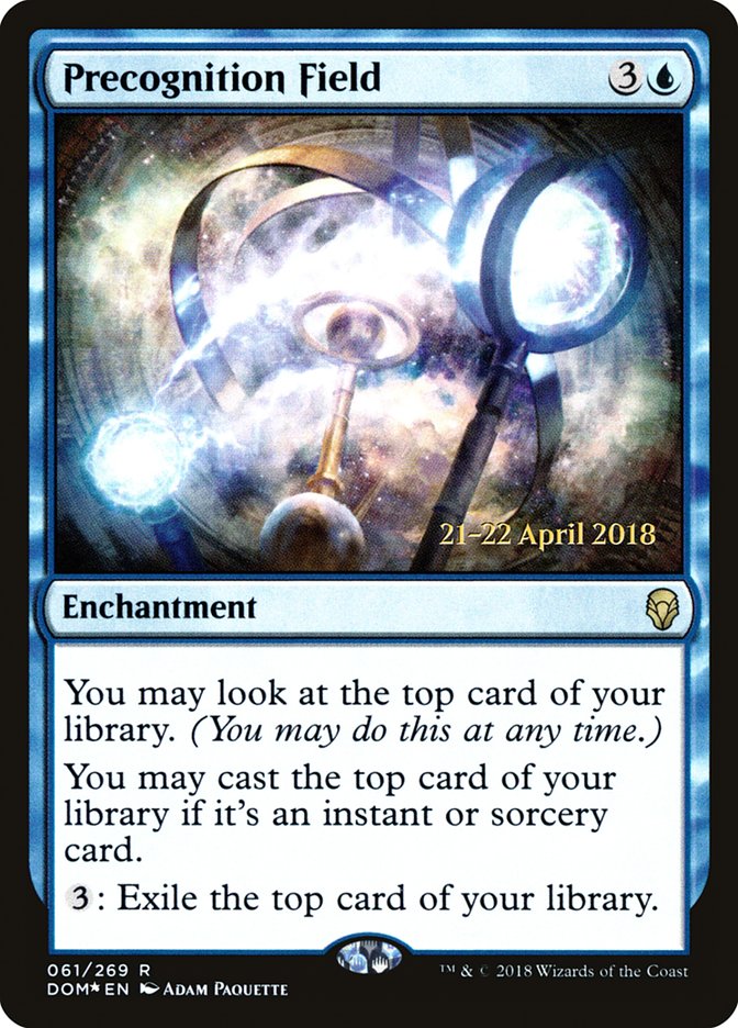 Precognition Field [Dominaria Prerelease Promos] | Silver Goblin