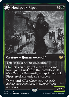 Howlpack Piper // Wildsong Howler [Innistrad: Double Feature] | Silver Goblin