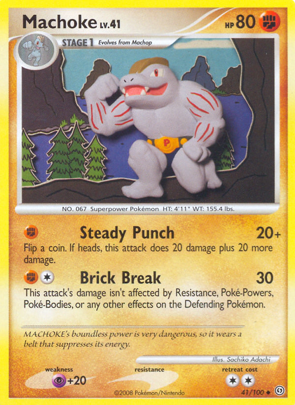 Machoke (41/100) [Diamond & Pearl: Stormfront] | Silver Goblin